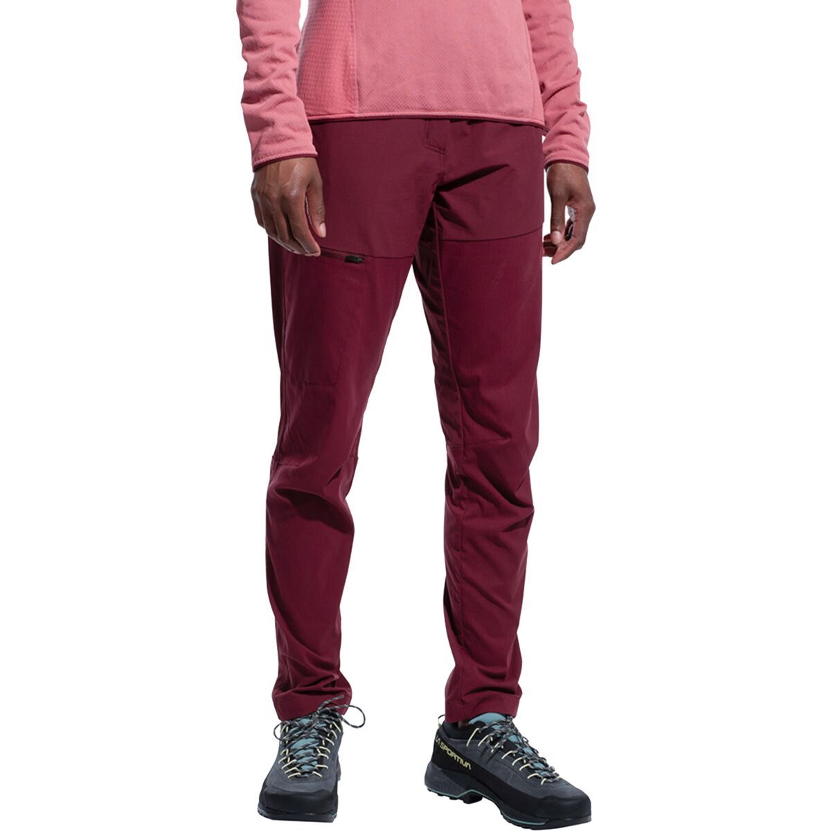 Image of La Sportiva Machina Tech Pants - Women's Redwood/Rosebay, S