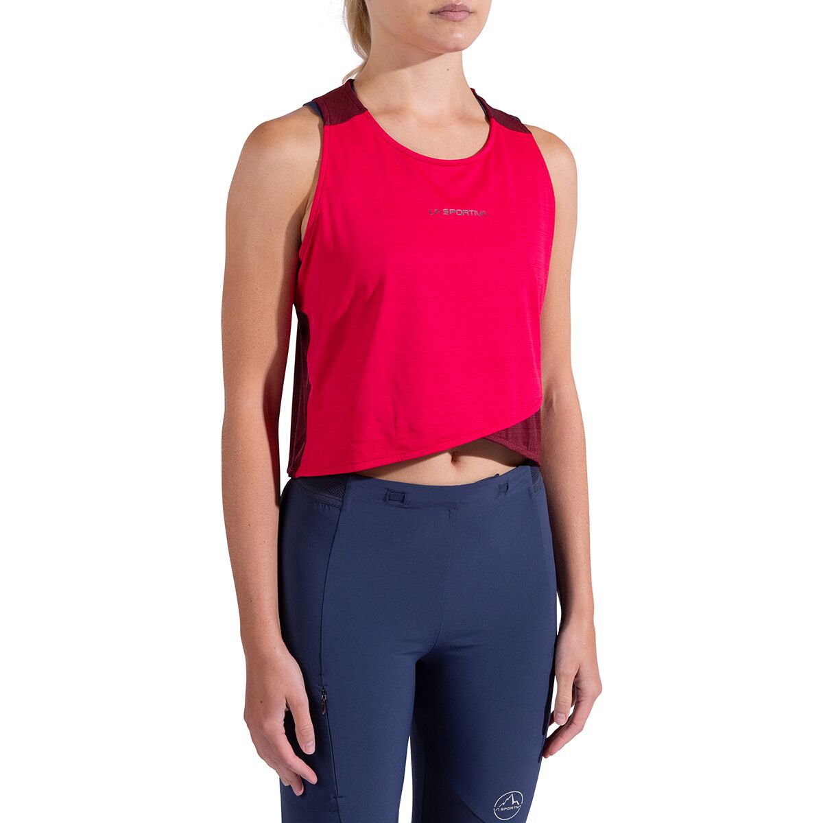 Image of La Sportiva Sunfire Tank Top - Women's Azalea/Redwood, M