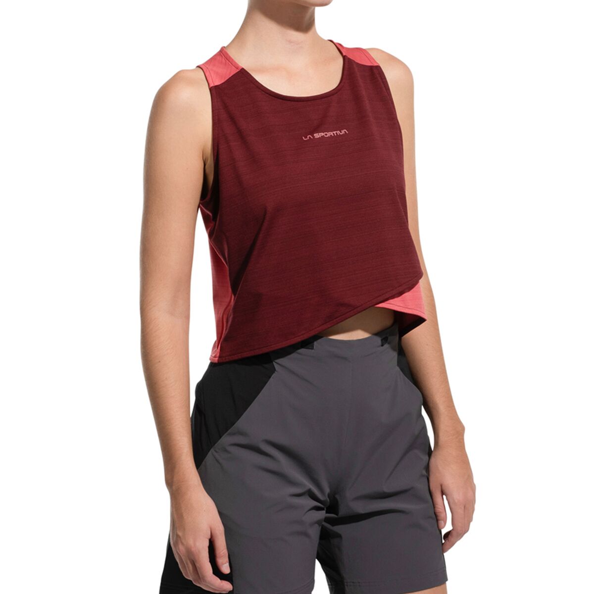 Image of La Sportiva Sunfire Tank Top - Women's Redwood/Rosebay, M