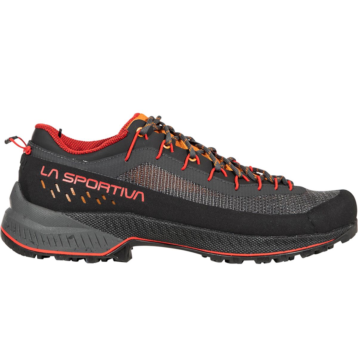 Image of La Sportiva TX4 EVO ST Approach Shoe - Men's Carbon/Mountain Red, 44.5