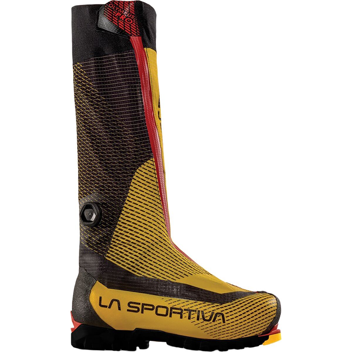 Image of La Sportiva Olympus Mons S Mountaineering Boot - Men's Yellow/Black, 45.5