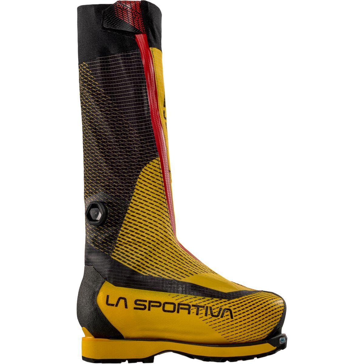La Sportiva Olympus Mons S Mountaineering Boot - Men's Yellow/Black, 42.5