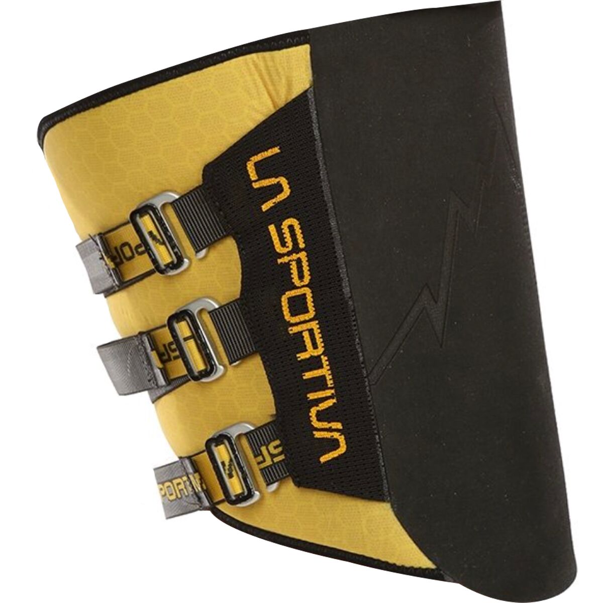 Image of La Sportiva Laspo Knee Pad Black/Yellow, One Size