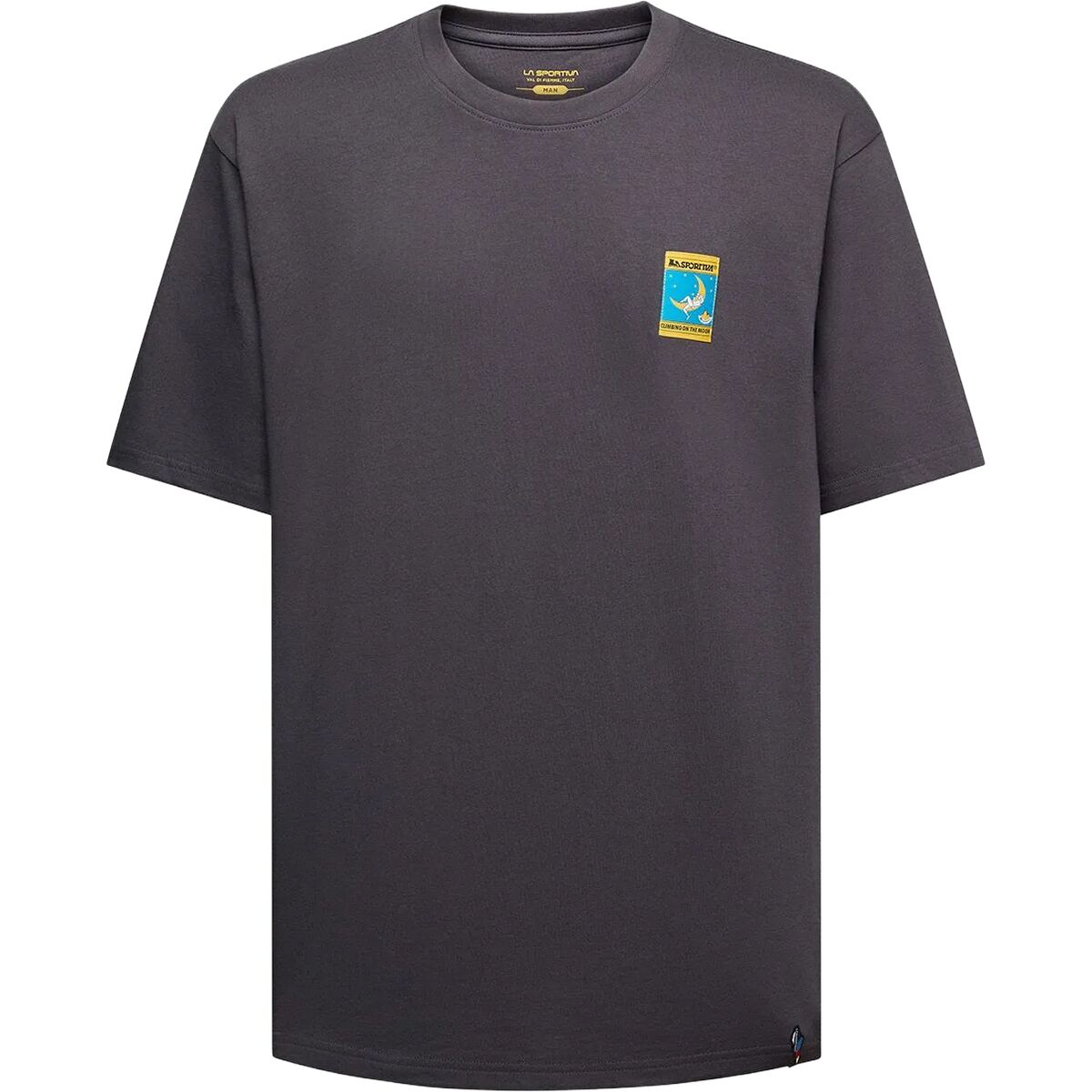Image of La Sportiva Moon Patch T-Shirt - Men's Onyx, M