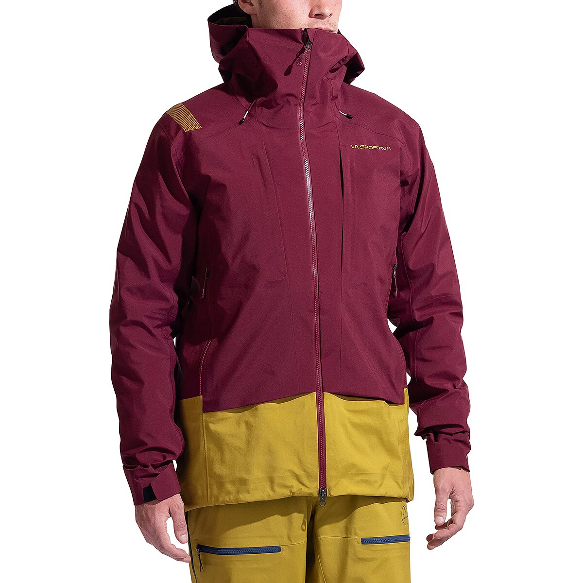 Image of La Sportiva Sender GTX Performance Jacket - Men's Redwood/Savana, S