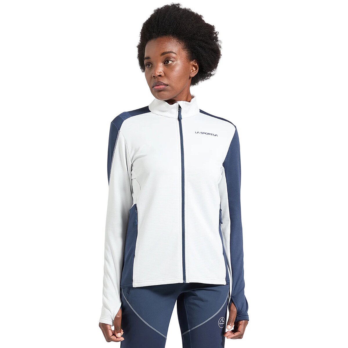 Image of La Sportiva Chill Thermal Jacket - Women's Chalk/Night Sky, M