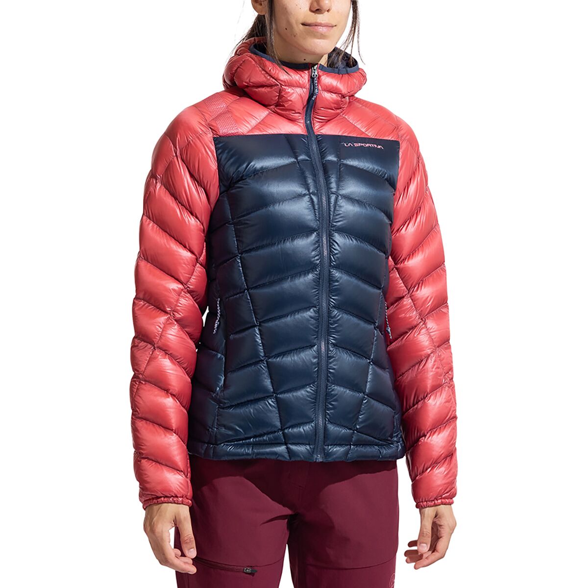 Image of La Sportiva Lumina 200 Down Jacket - Women's Night Sky/Rosebay, M