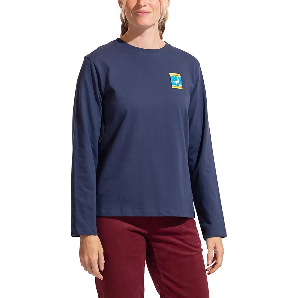 Image of La Sportiva Moon Climb Long-Sleeve Shirt - Women's Night Sky, S