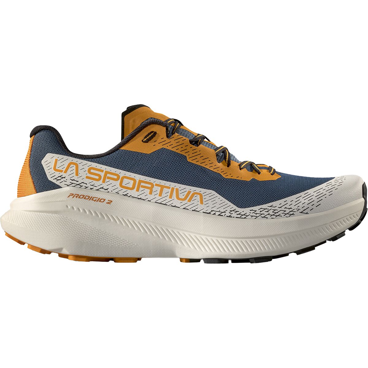 Image of La Sportiva Prodigio 2 Trail Running Shoe - Men's Hurricane/Chalk, 45.5