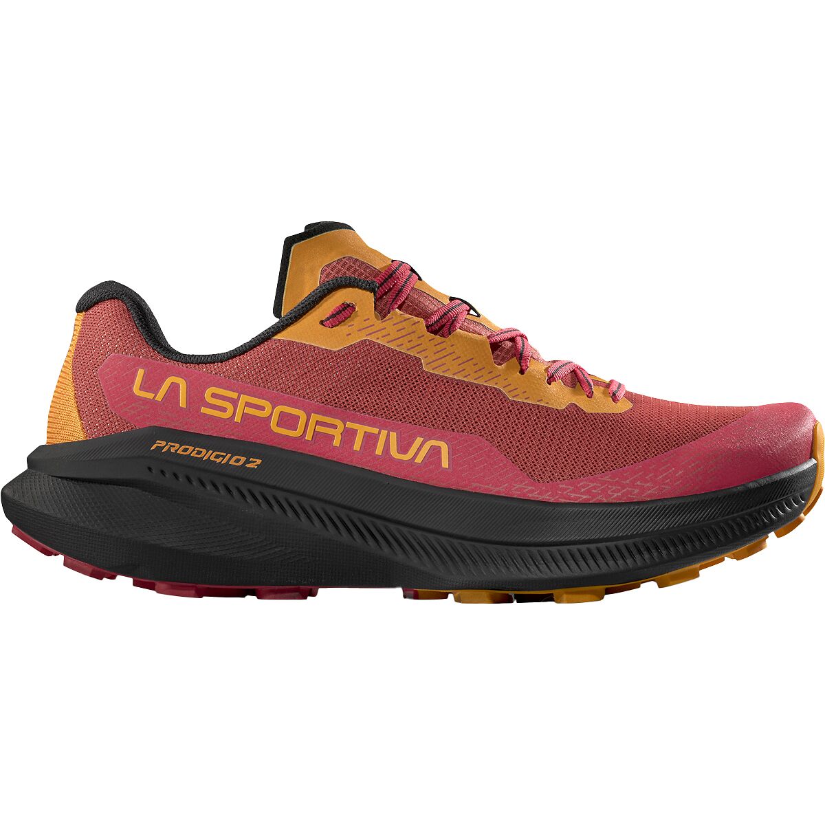 Image of La Sportiva Prodigio 2 Trail Running Shoe - Women's Mineral Red/Azalea, 38.0