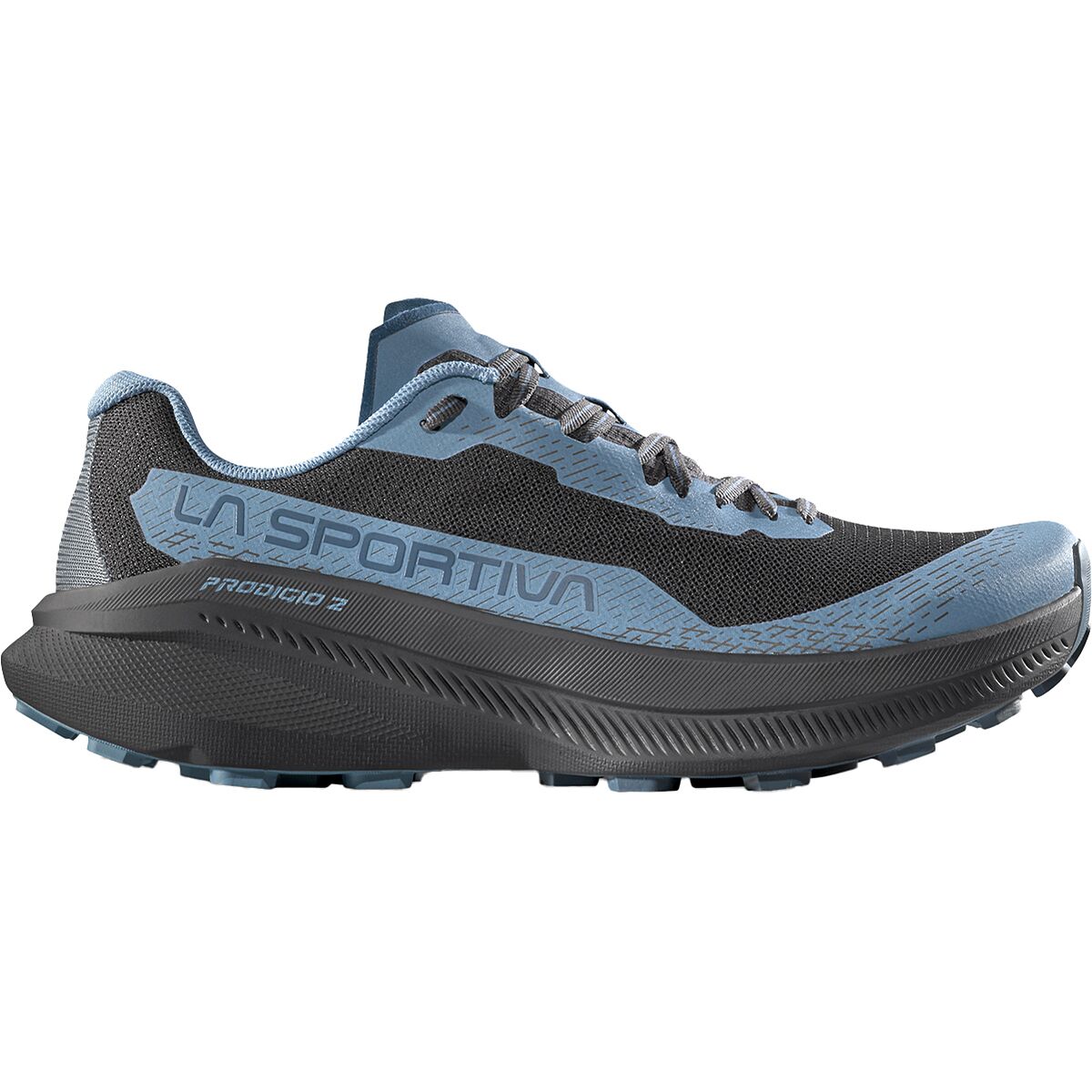Image of La Sportiva Prodigio 2 Trail Running Shoe - Women's Onyx/Adriatic, 41.5