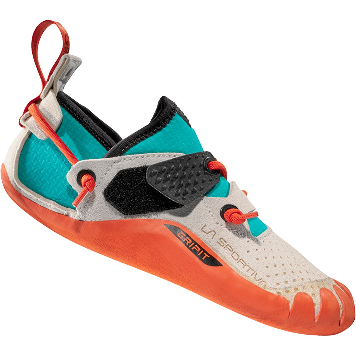 Image of La Sportiva Gripit Climbing Shoe - Kids' Chalk, 25.0/26.0
