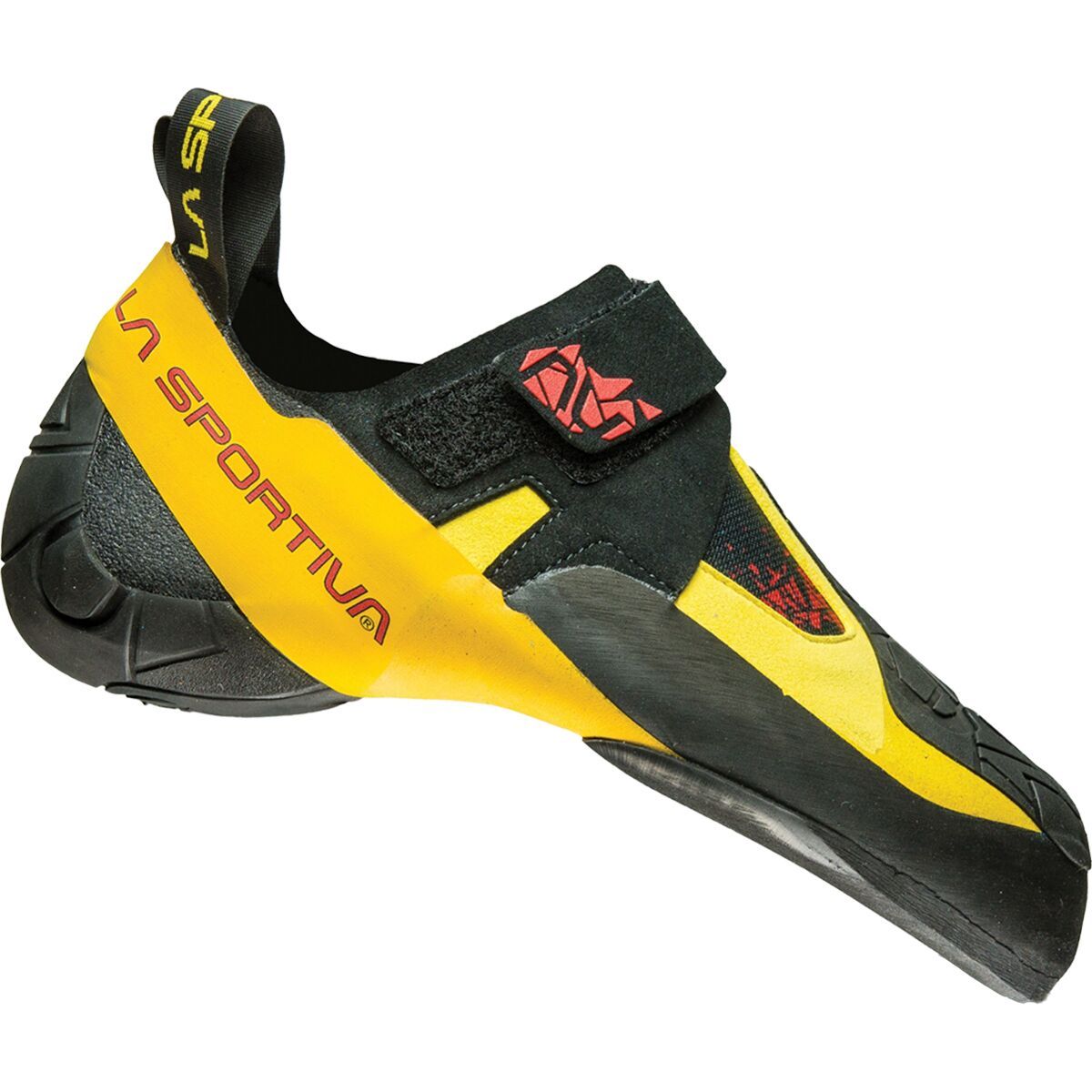 Image of La Sportiva Skwama Lite Climbing Shoe - Men's Black/Yellow, 43.5