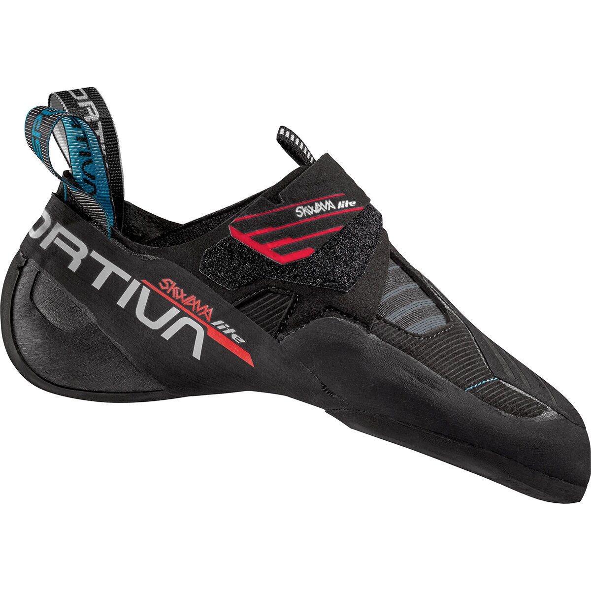 Image of La Sportiva Skwama Lite Climbing Shoe - Women's Black/Malibu Blue, 41.0