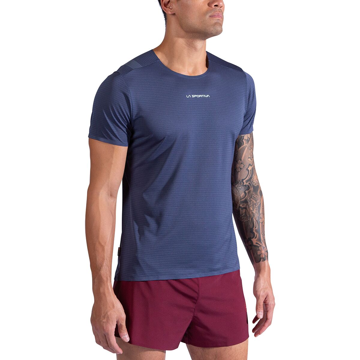 Image of La Sportiva Pure T-Shirt - Men's Night Sky/Chalk, XL