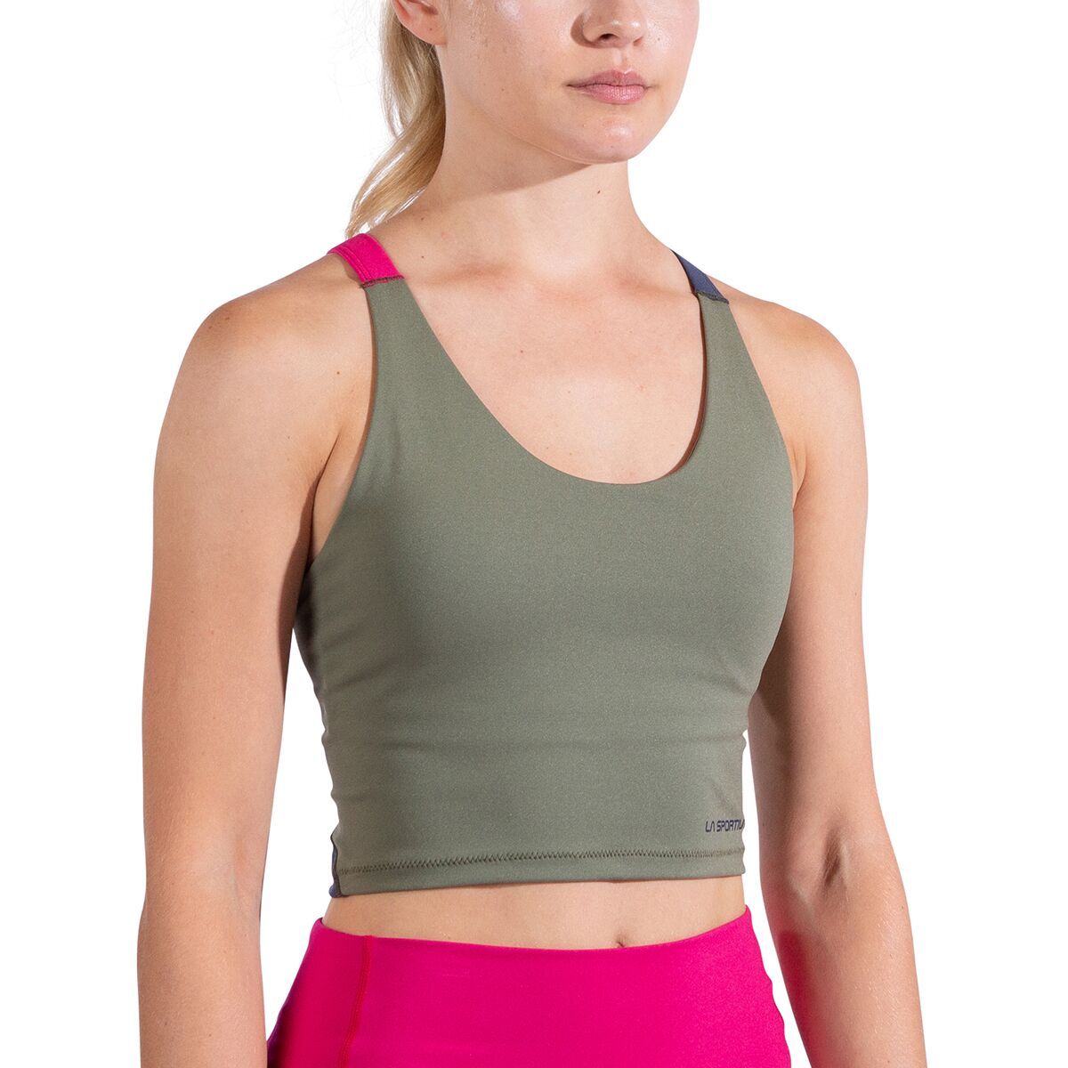 Image of La Sportiva Cosmosis Bra Tank Top - Women's Cypress/Night Sky, S