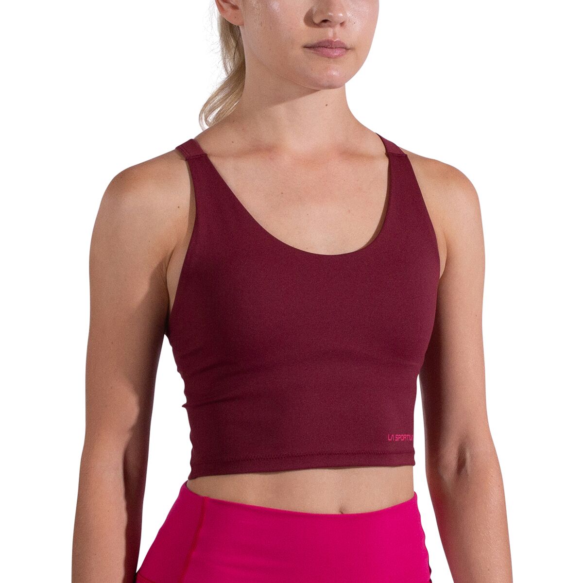 Image of La Sportiva Cosmosis Bra Tank Top - Women's Redwood/Azalea, XS