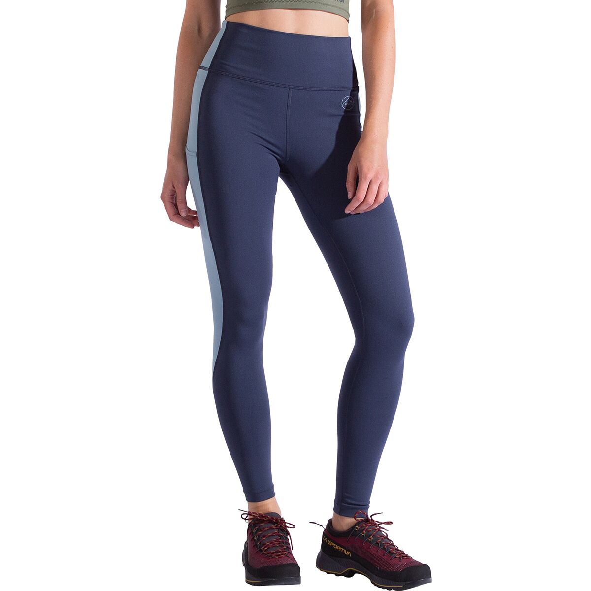 Image of La Sportiva Cosmosis Legging - Women's Night Sky/Limestone, XS