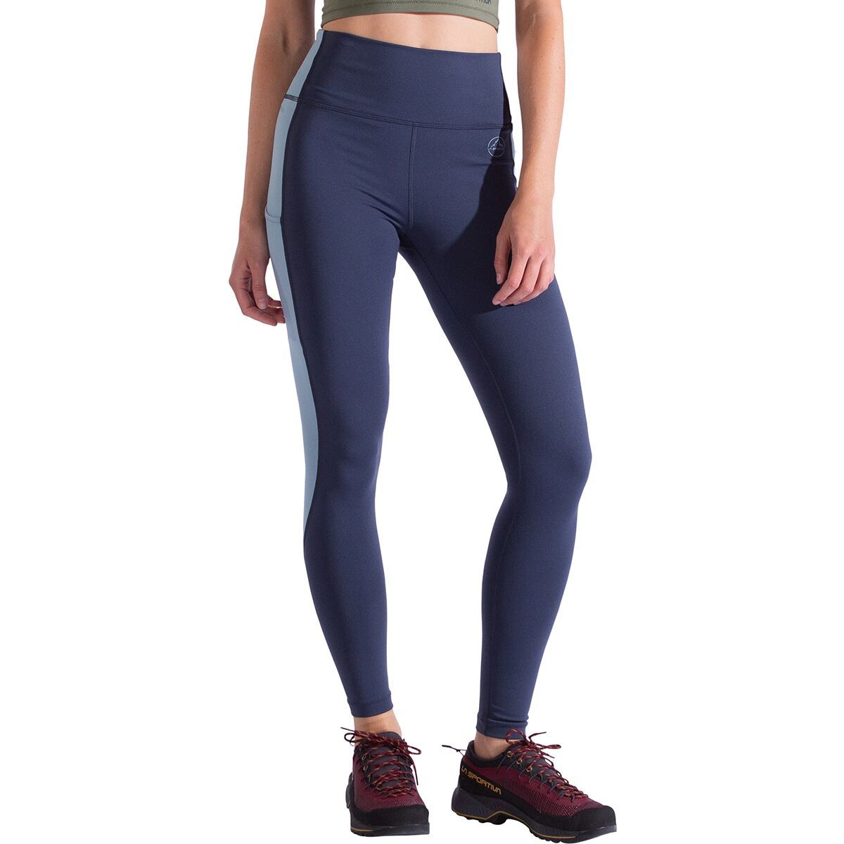 Image of La Sportiva Cosmosis Legging - Women's Night Sky/Limestone, L