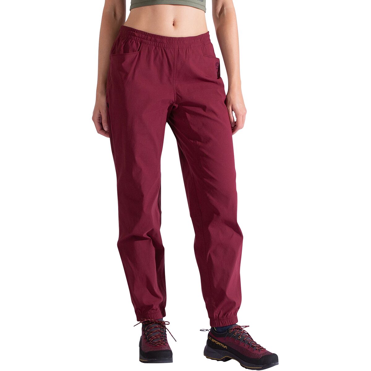 Image of La Sportiva Gambit Pant - Women's Redwood, L