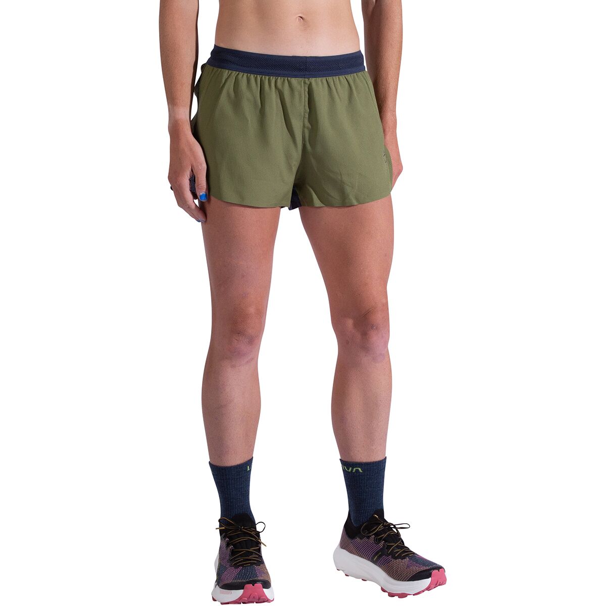 Image of La Sportiva Pure 3in Short - Women's Cypress/Night Sky, M