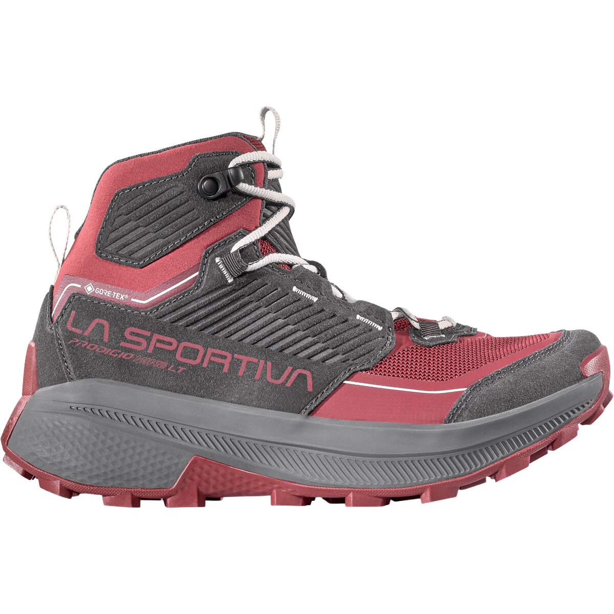 Image of La Sportiva Prodigio Hike LT GTX Boot - Women's Carbon/Redwood, 38.0