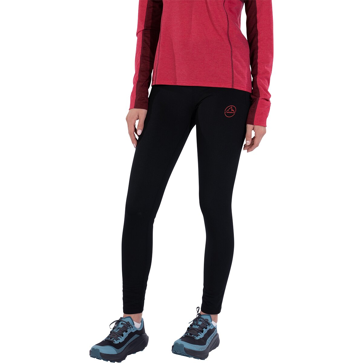 Image of La Sportiva Primal Thermo Tight - Women's Black/Hibiscus, M