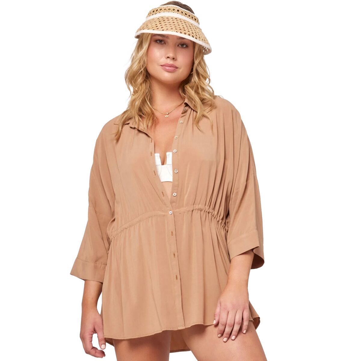 L Space Pacifica Tunic - Women's Camel, M/L