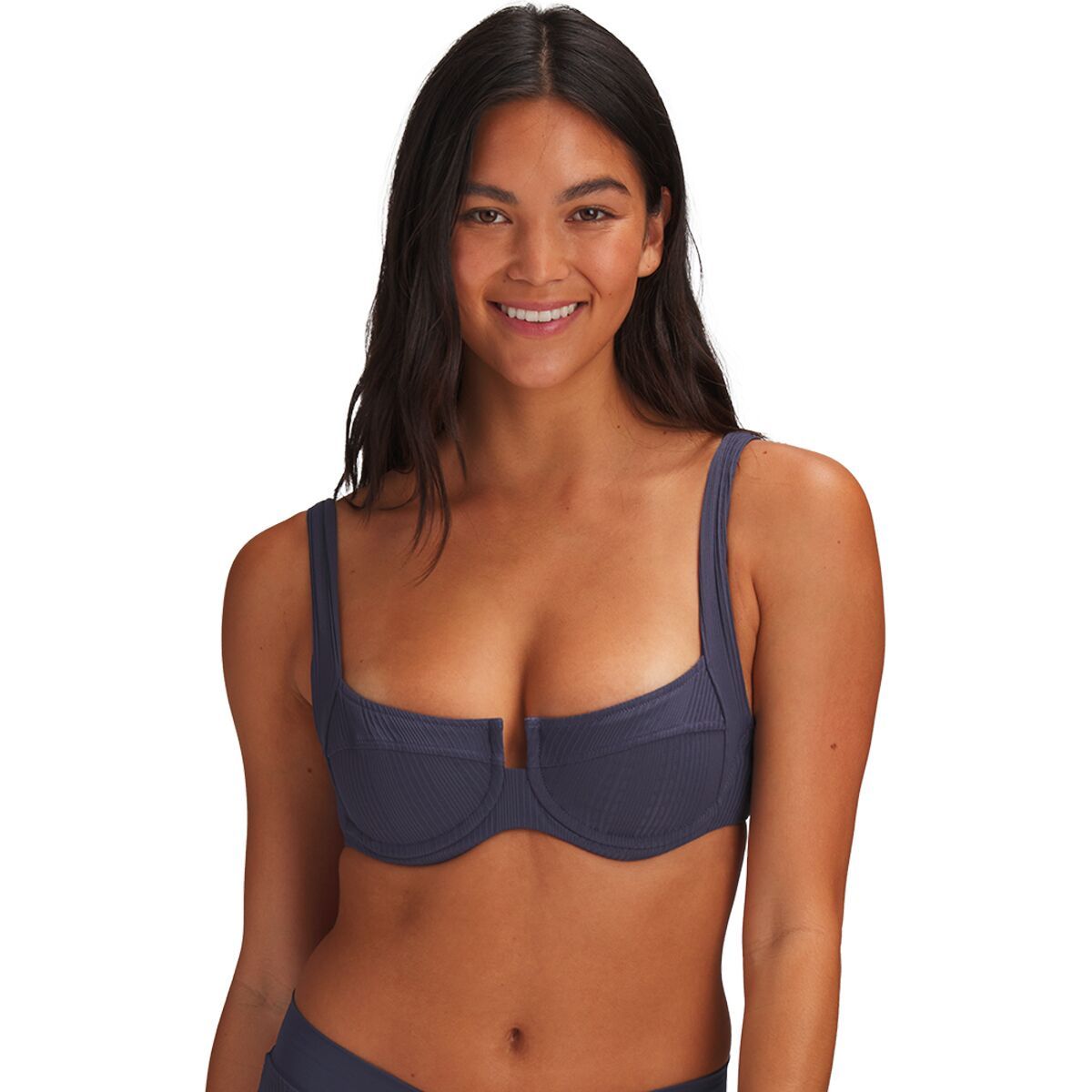 L Space Camellia Bikini Top - Women's Slate, DD
