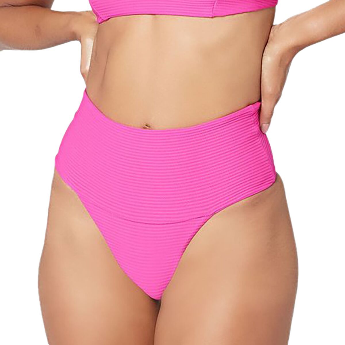 L Space Desi Eco Chic Classic Bikini Bottom - Women's Bougainvillea, XS