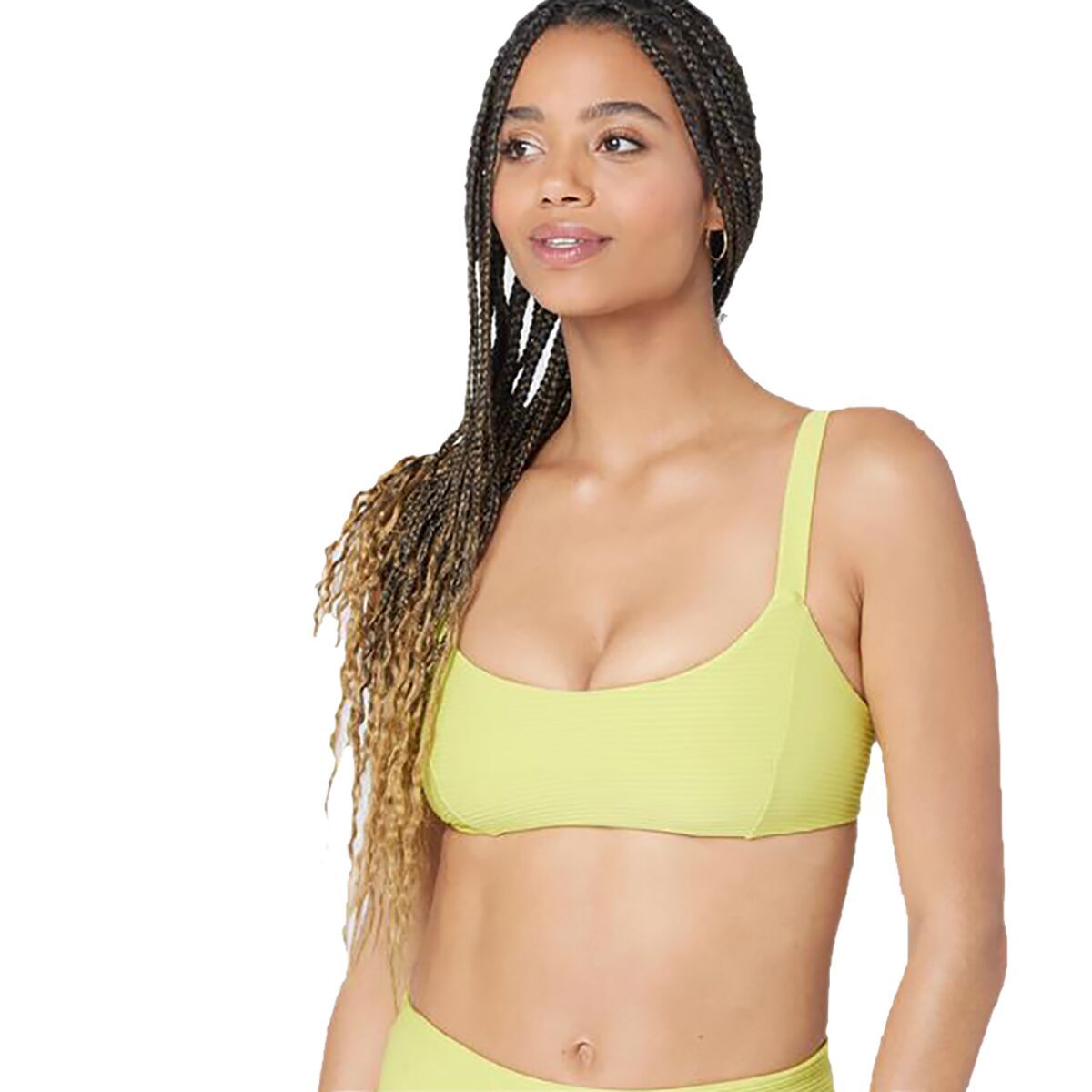 L Space Jess Eco Chic Bikini Top - Women's Apple Green, DD