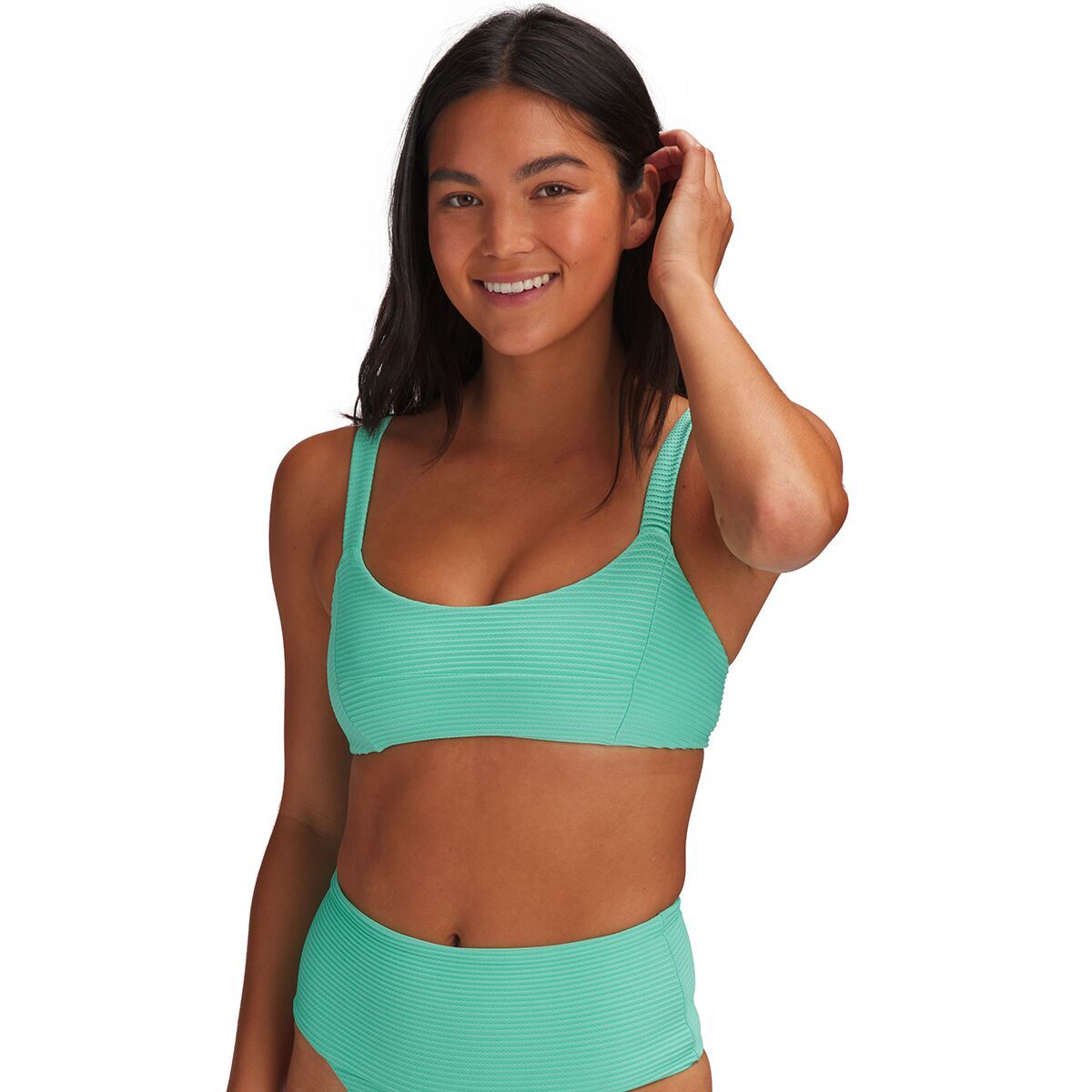 L Space Jess Eco Chic Bikini Top - Women's Bright Teal, D