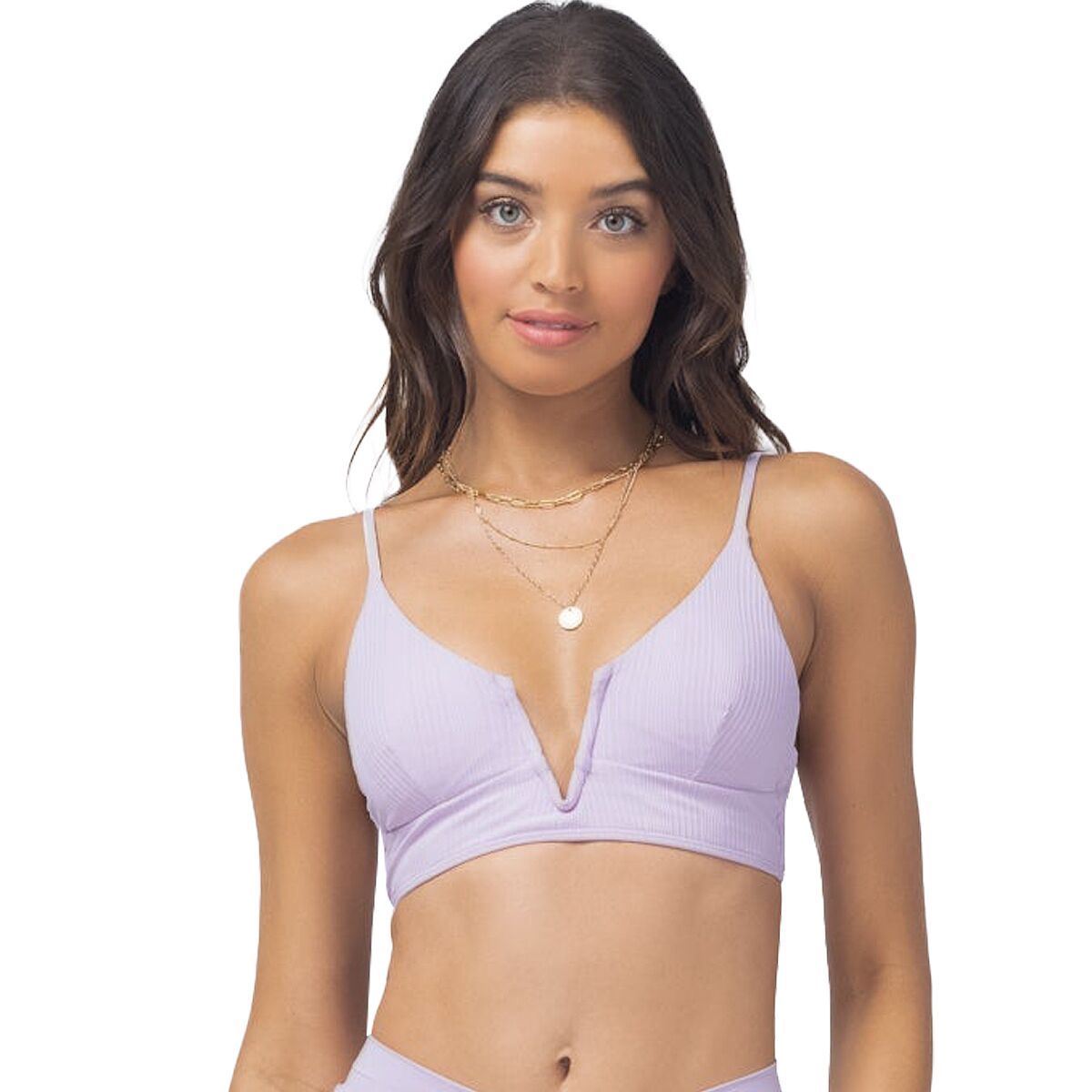 L Space Siren Bikini Top - Women's Peony, DD