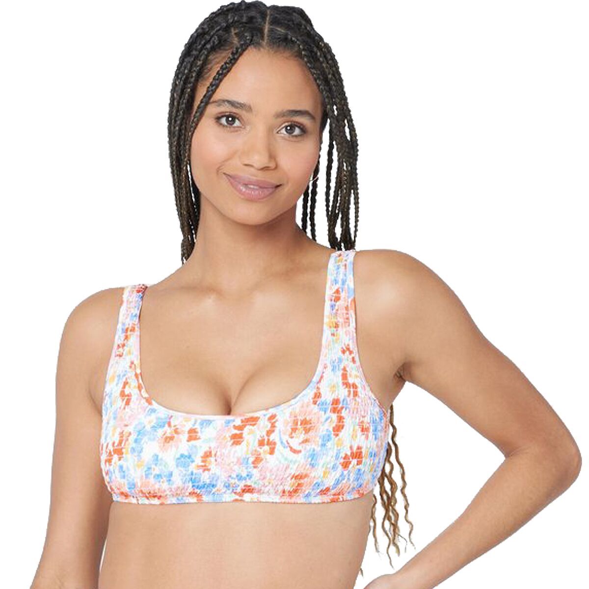 L Space Izzie Print Bikini Top - Women's Flowers Forever, L