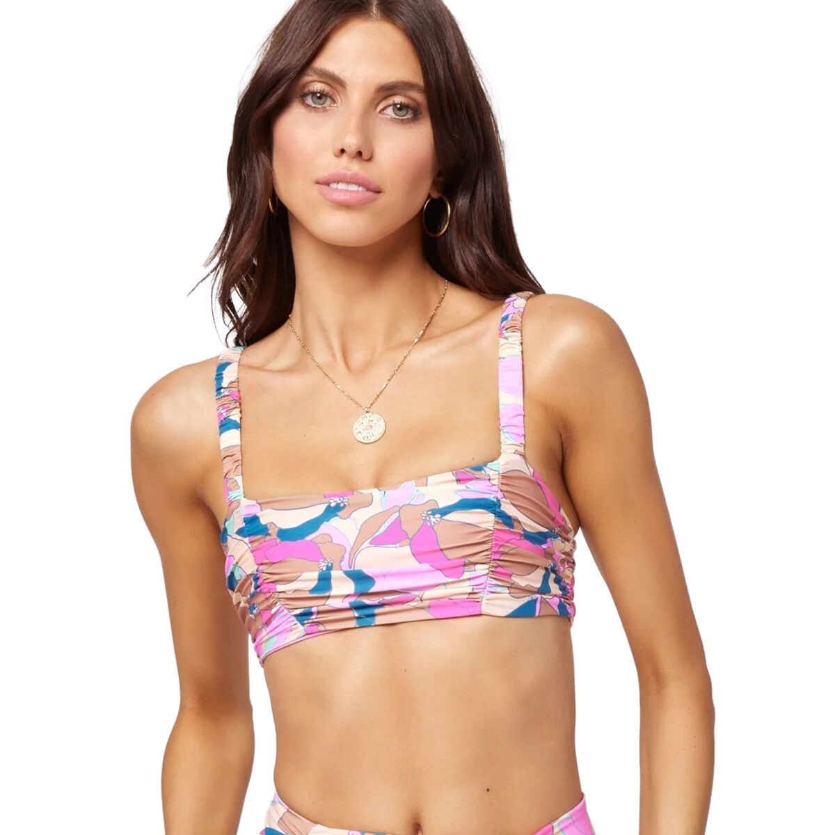 L Space Joanna Bikini Top - Women's Sundazed Floral, XL