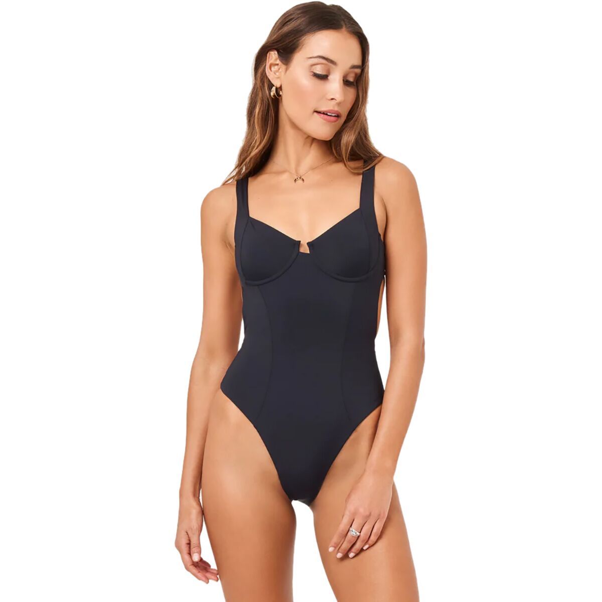 L Space Kendal One-Piece Classic Swimsuit - Women's Black, S