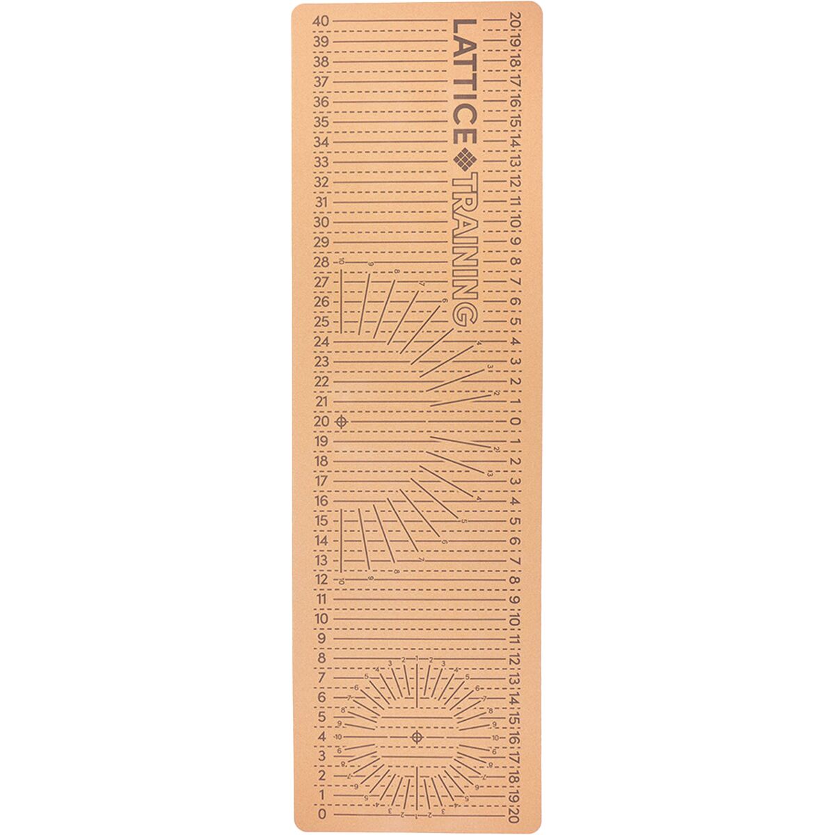 Lattice Lattice Flex Mat - Cork Yoga Mat Cork, One Size