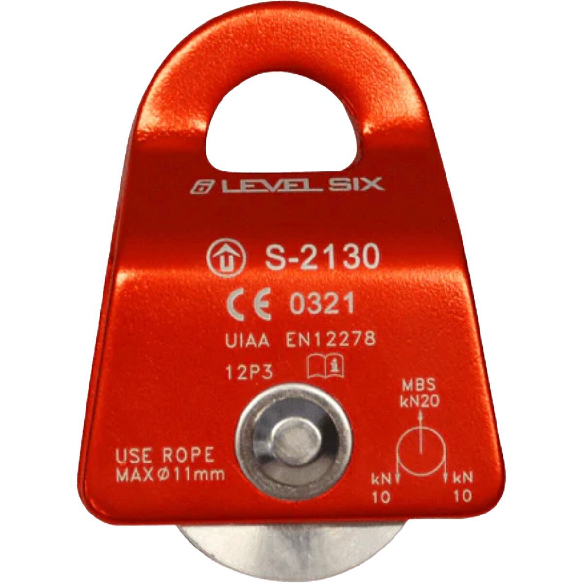 Image of Level Six Aluminum Pulley Orange 2021, One Size
