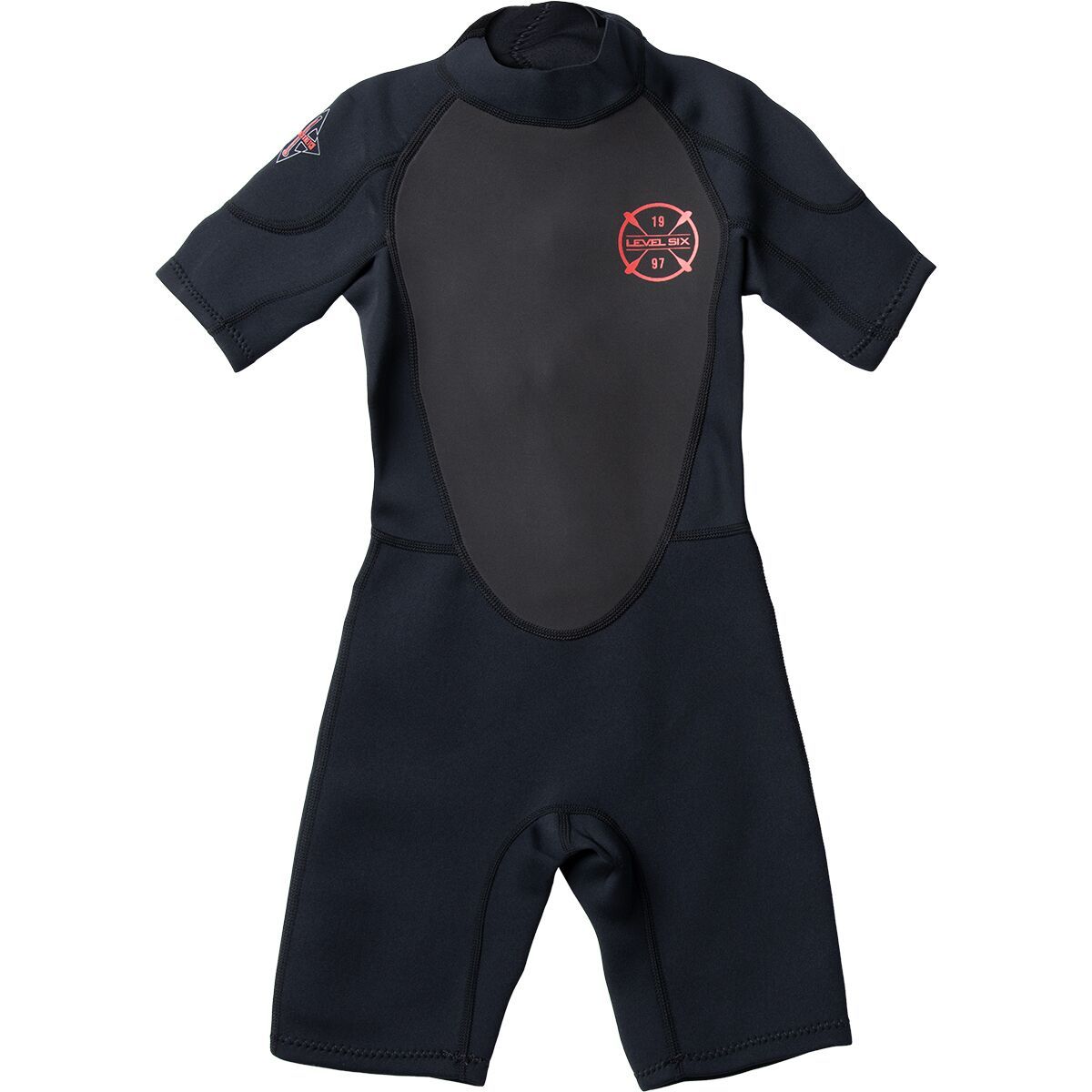 Image of Level Six Shorty Neoprene Wetsuit - Kids' Black, 14