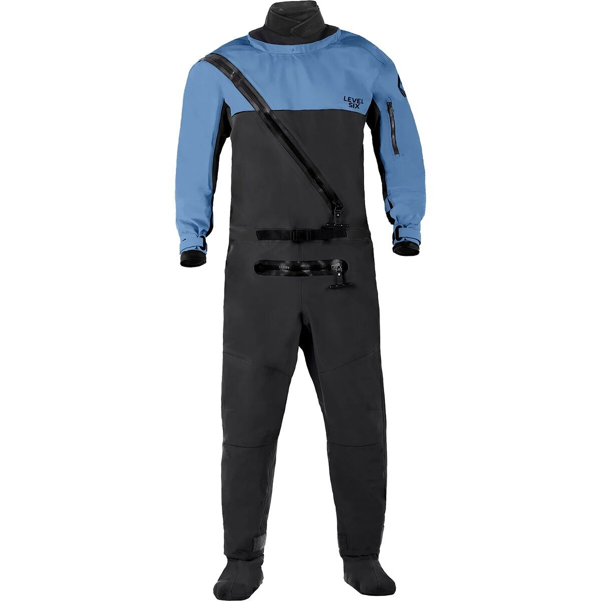 Image of Level Six Loki Dry Suit - Men's Steel Blue, XL