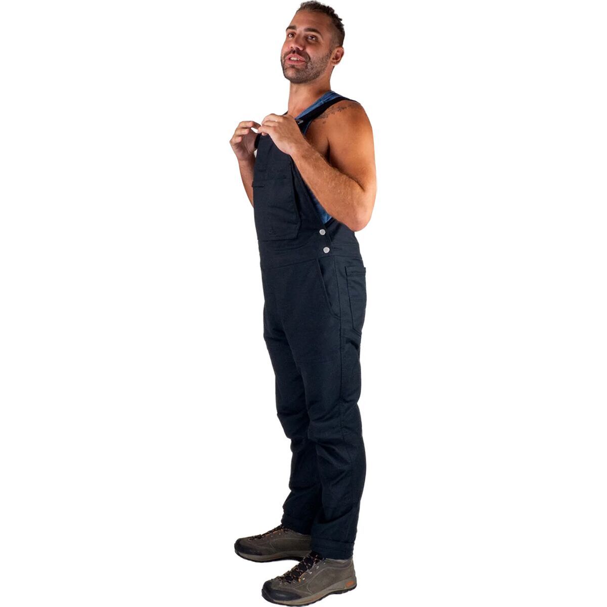 Image of Livsn Flex Canvas Overall - Men's Black, 36x34