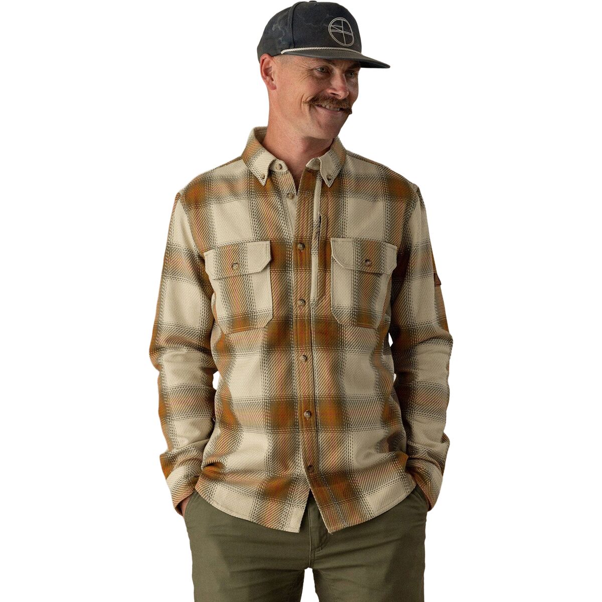 Image of Livsn Benchmark Field Flannel Shirt - Men's Prairie Plaid, L