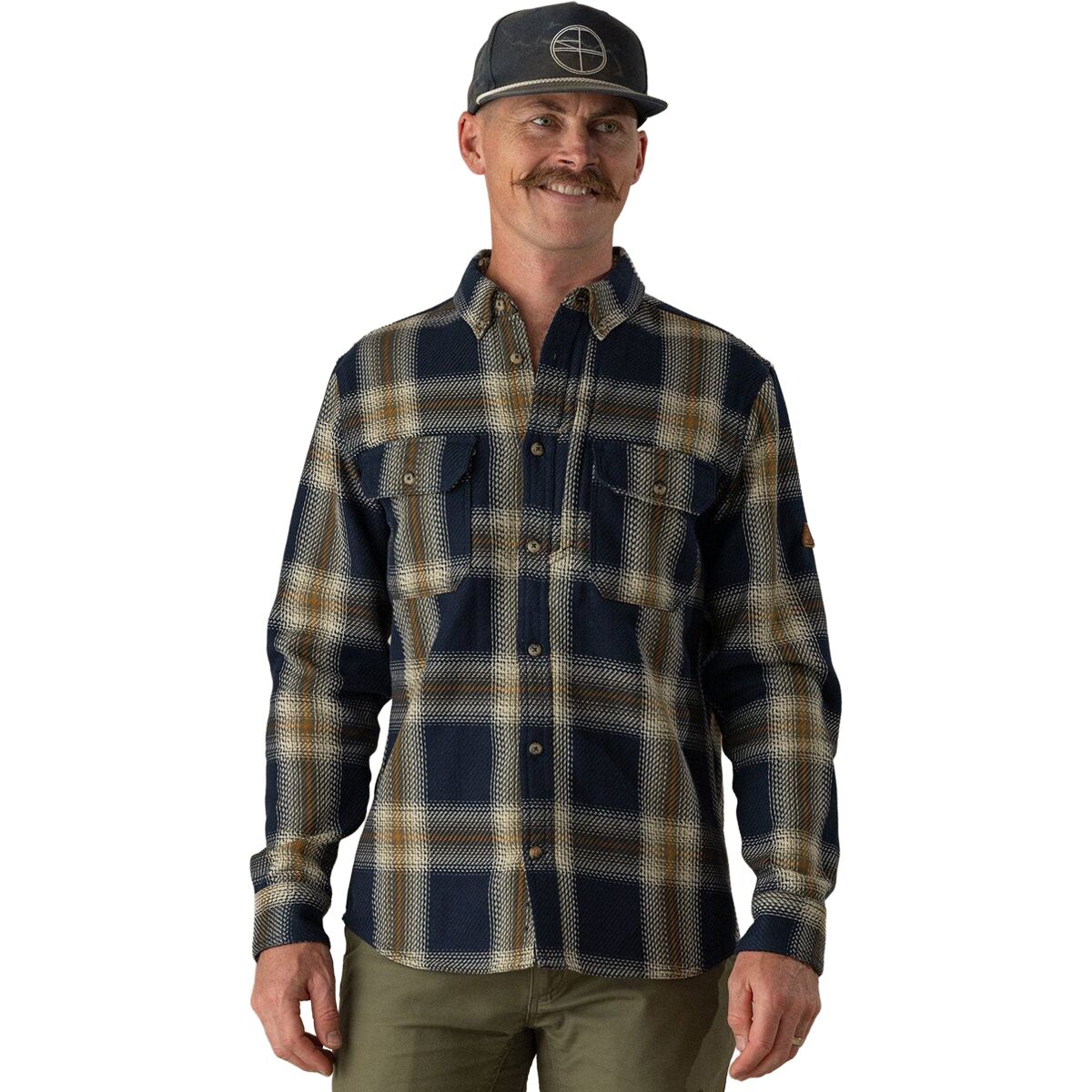 Image of Livsn Benchmark Field Flannel Shirt - Men's Tributary Plaid, S