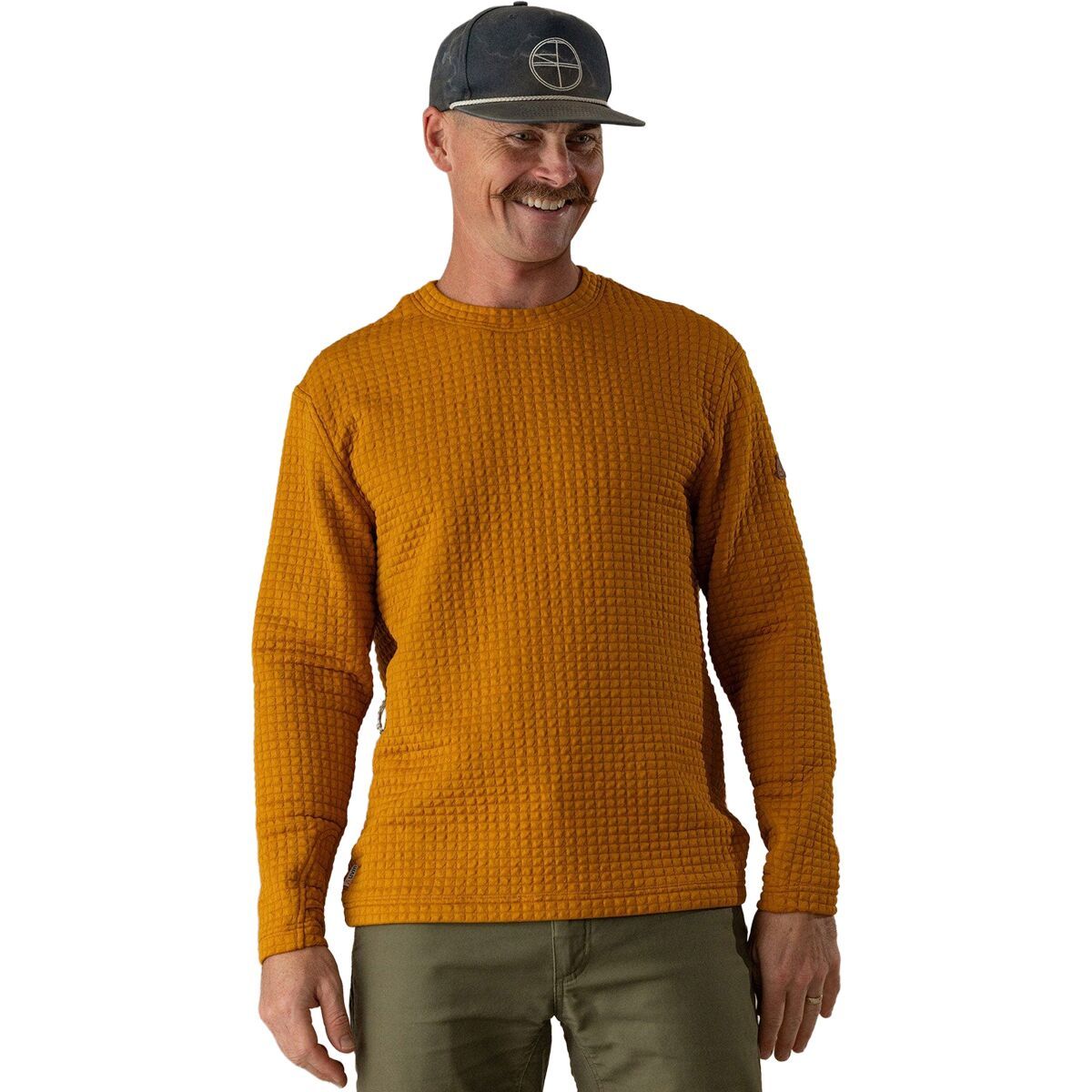 Image of Livsn Highlands Sweater - Men's Amber, L