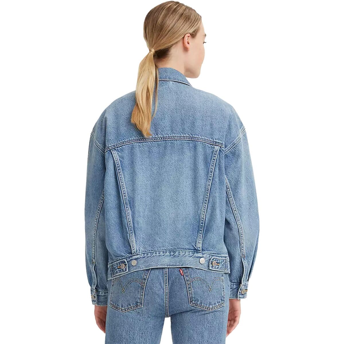 Damier Azur Denim Trucker Jacket - Women - Ready-to-Wear