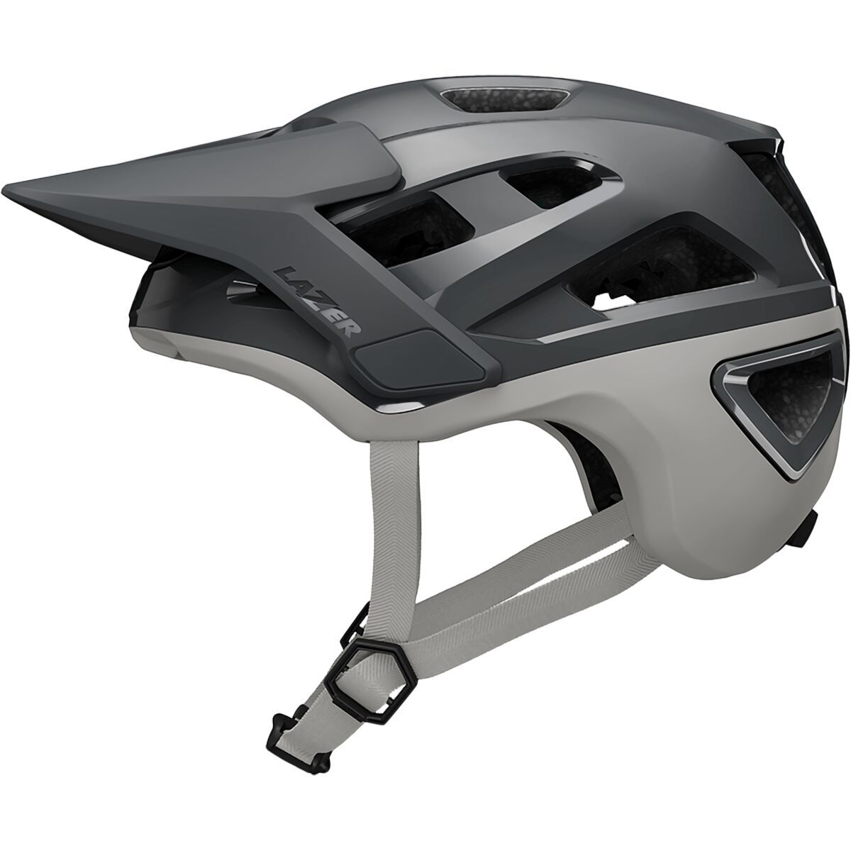 Image of Lazer Jackal Kineticore Helmet Gunmetal Grey, S