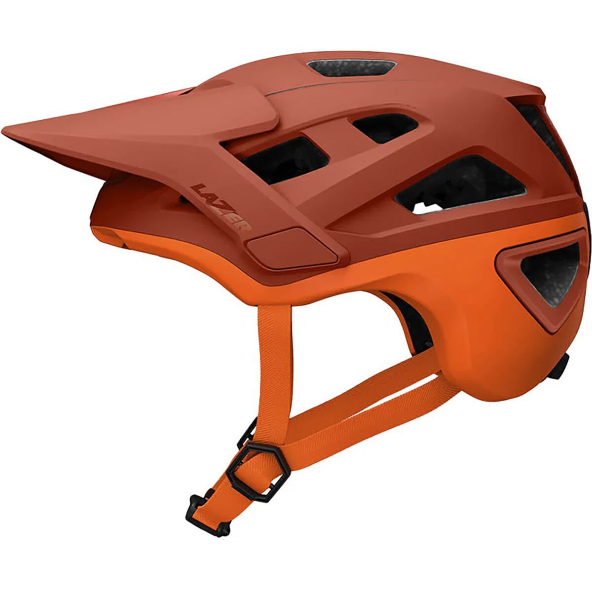 Image of Lazer Jackal Kineticore Helmet Matte Rust Orange, S