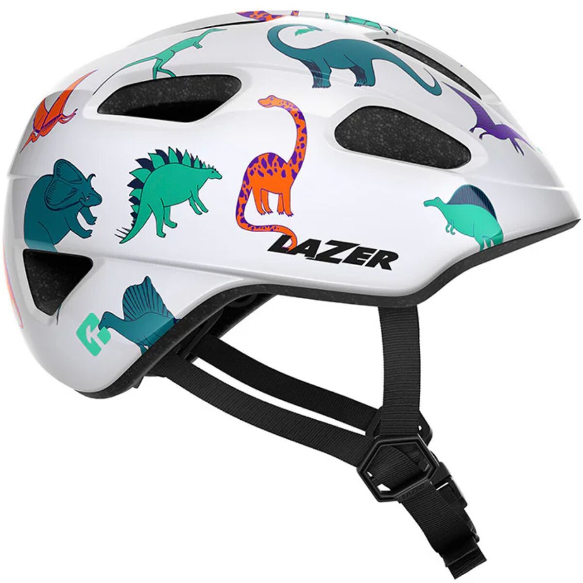 Image of Lazer Pnut 2.0 Kineticore Helmet - Kids' Dinosaurs, One Size