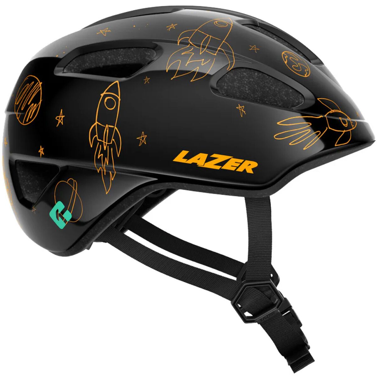 Image of Lazer Pnut 2.0 Kineticore Helmet - Kids' Flying Rocket, One Size