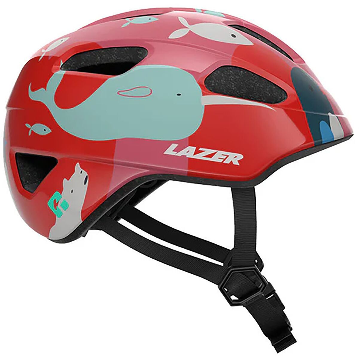 Image of Lazer Pnut 2.0 Kineticore Helmet - Kids' Ocean Life, One Size